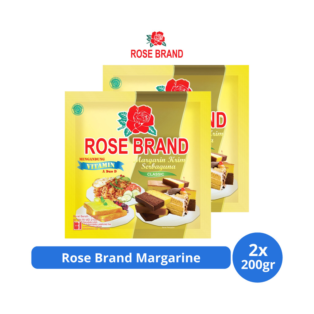 

Rose Brand Margarine 200gr x 2 pcs