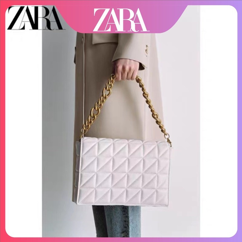 Tas Rantai Bahu Tali Rantai Berlapis ZARA |5B8A4CAD|