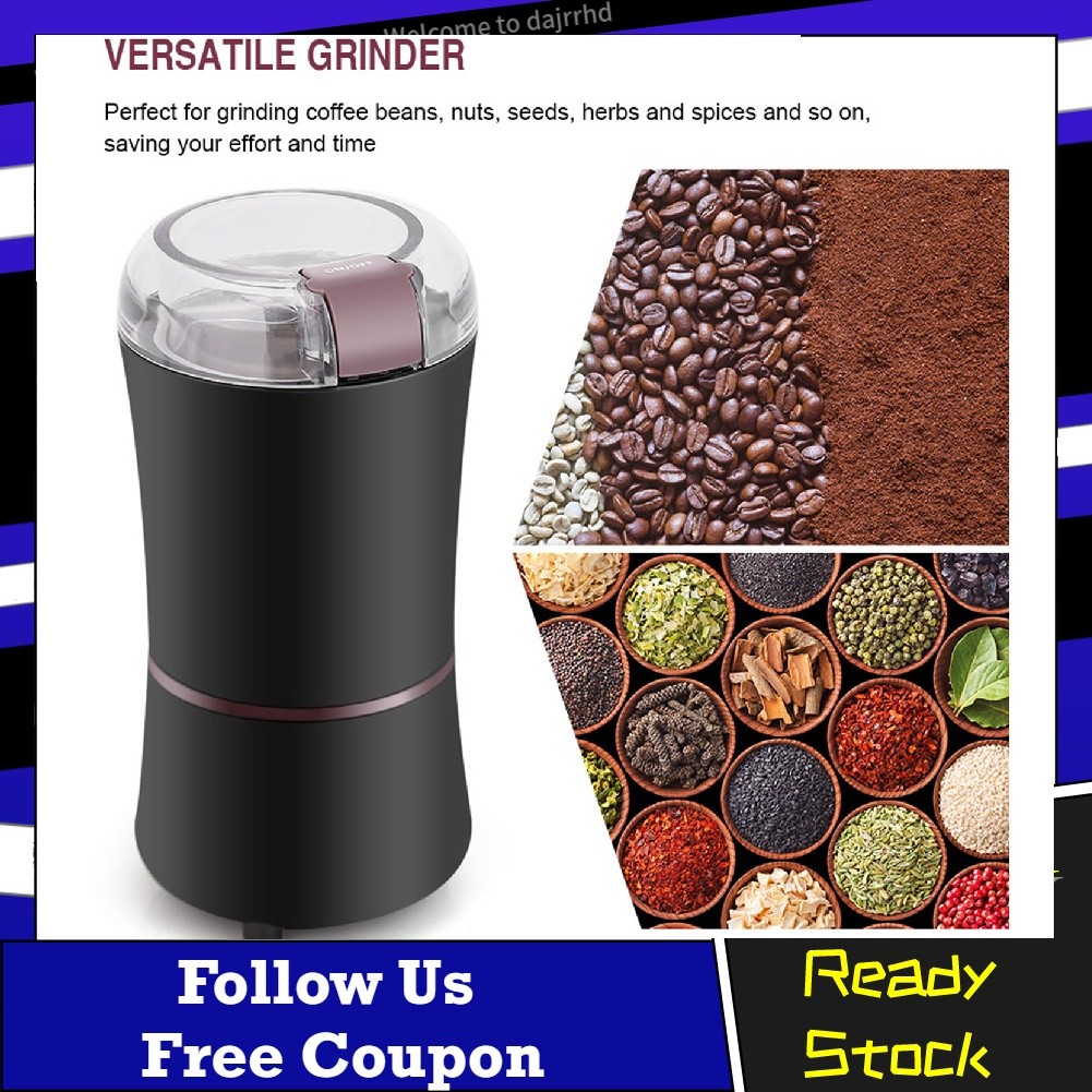 Mesin Penggiling Kopi Elektrik 150W, Mesin Penggiling Biji Bumbu, Mesin Penggiling Kacang, Mesin Pen