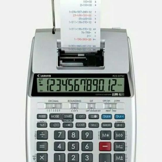 

Calculator Kalkulator Kasir Canon P23-Dtsc Ni Printing