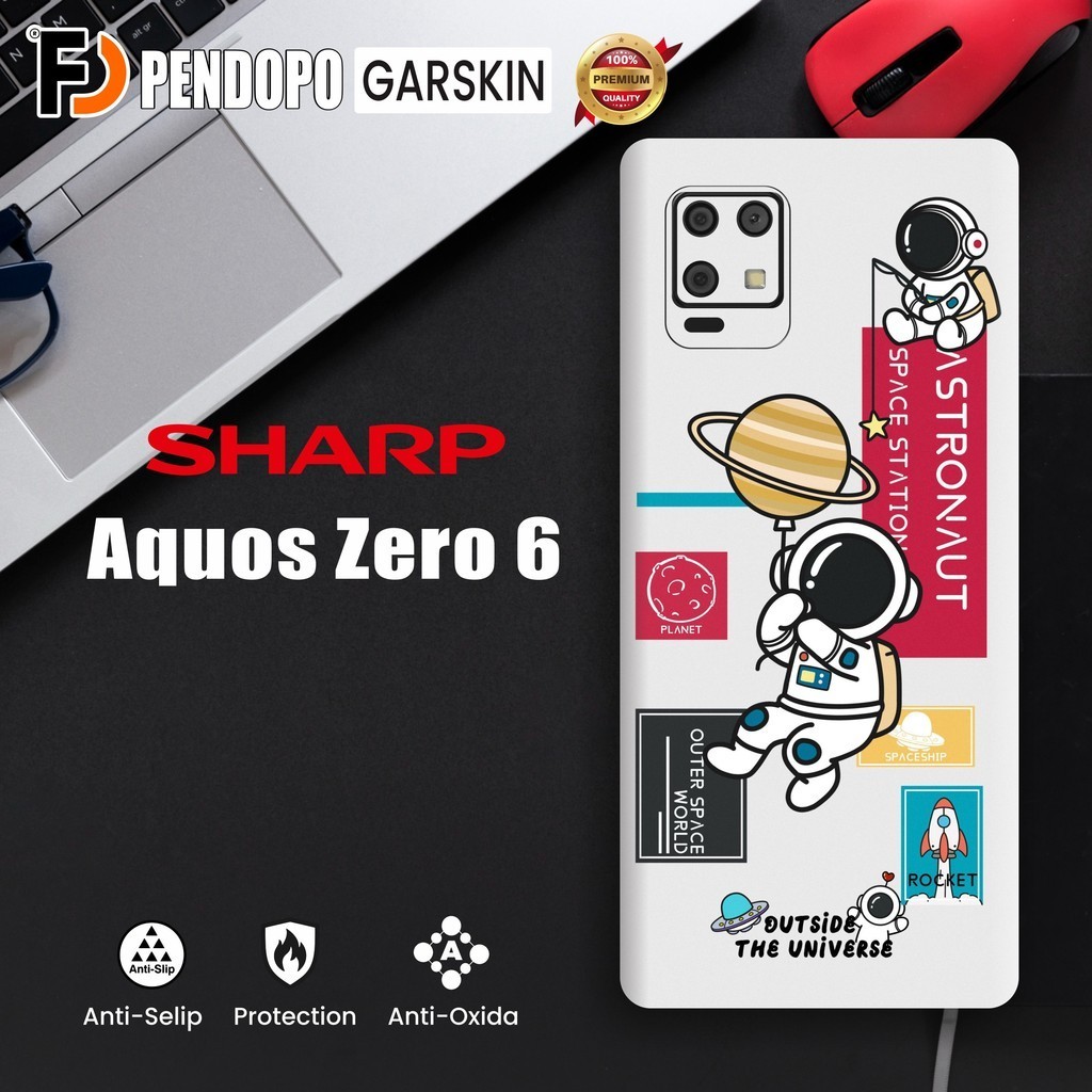 Premium Protection Garskin Sharp Aquos Zero 6 Stiker Custom (2PCS) Bisa COD