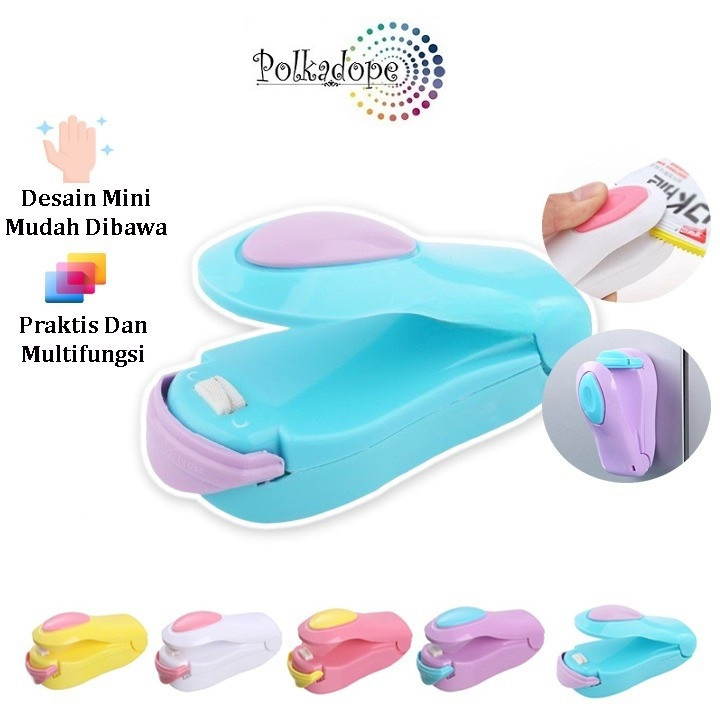 Alat Perekat Plastik Mini/Alat Pres Mini/Mini Hand Sealer - Random