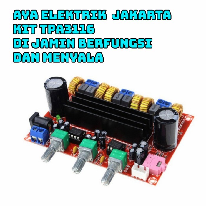 Terlaris Power Amplifier Class D Subwoofer 2.1 Tpa3116D2 Tpa3116 / Kit Ampli