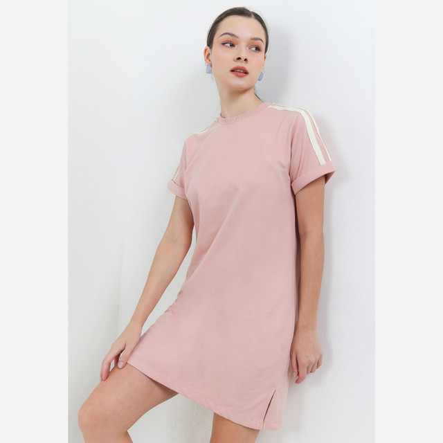 Tolliver Stripes Dress Wanita