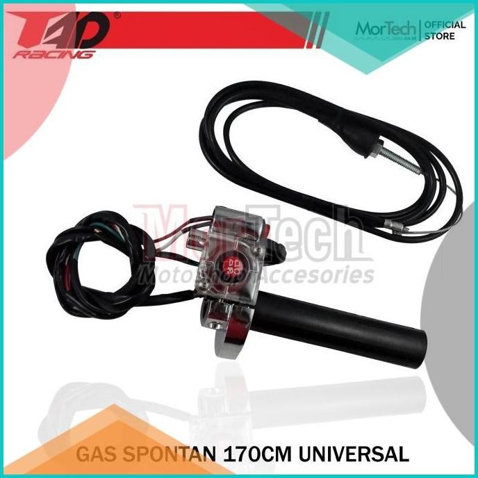 Gas Spontan Kontan Matic Mio J Vario Beat Aerox 1 Kabel 170cm Chrome