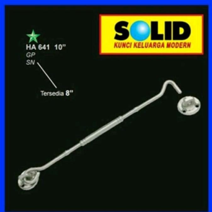 Hak Angin Solid 10 Inch/10 Inci/Cantolan Jendela Solid/Kaitan Jendela