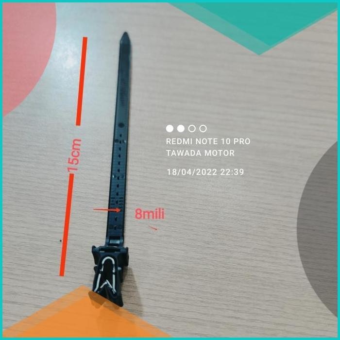

KABEL TIES PENGIKAT KABEL BODI MOBIL UNIVERSAL WARNA HITAM MODEL KLIP