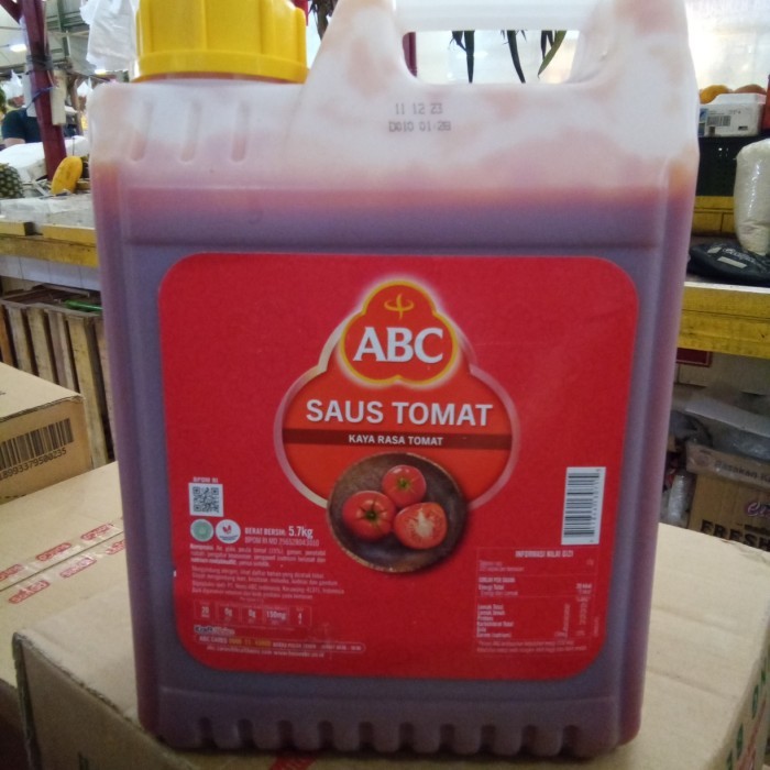 

Dijual!!! Saus Tomat Abc Dirigen 5,7Kg