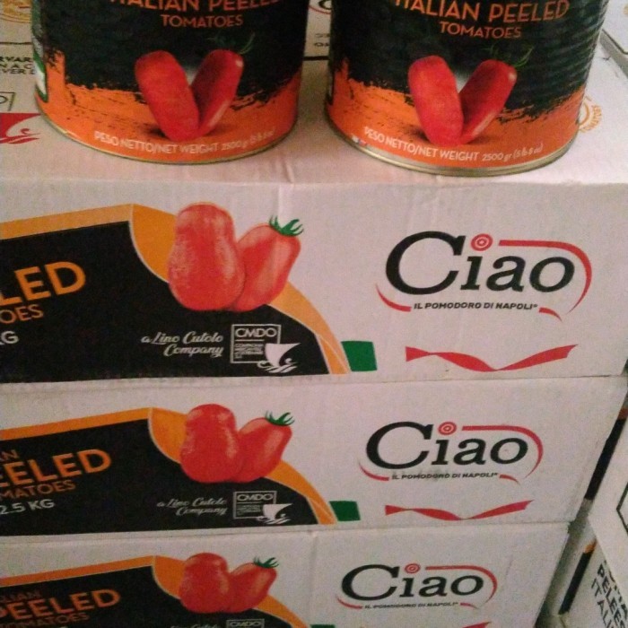 

Dijual!!! Ciao Tomato Peeled 2500Gr