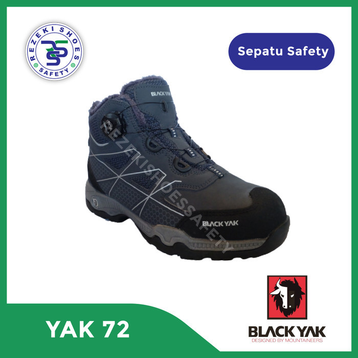 Tersedia Sepatu Safety Black Yak 72 - Safety Shoes Black Yak 72