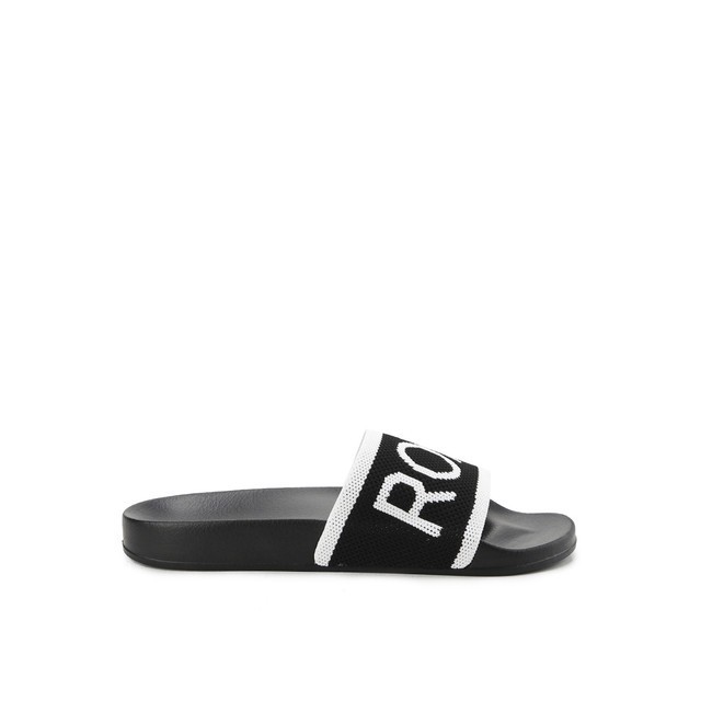Roxy Slippy Knit Sandals Wanita Hitam
