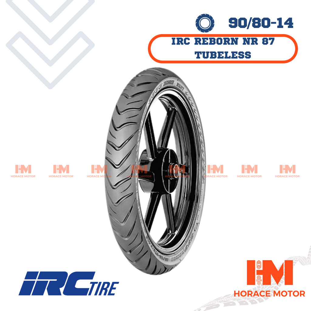 [HRC] IRC Reborn NR 87 90/80-14 Ring 14 90/80 Ban Motor Tubeless Tubles