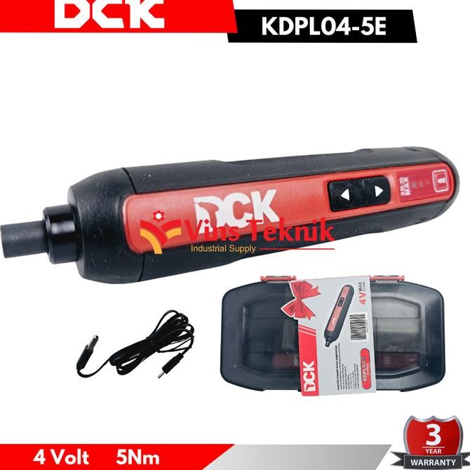 Mesin Bor Obeng Baterai Cordless Screw Driver Dck Kdpl04-5E Kdpl 04-5