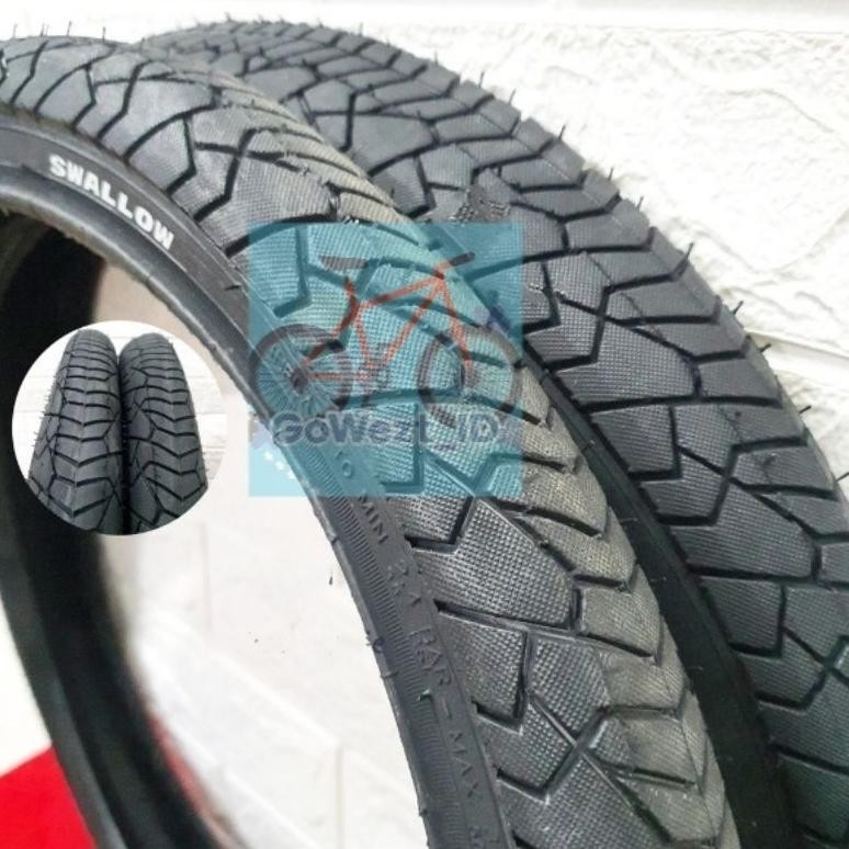 Diskon Ban Luar Sepeda Ukuran 20 X 1.90 / 1.95 Swallow Deli Tire Lizard Anak Lipat Bmx | High Qualit
