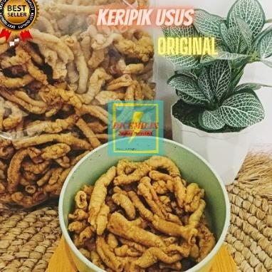 

Keripik Usus Ayam Krispi Crispy 1Kg Kripsus Kripik Balado