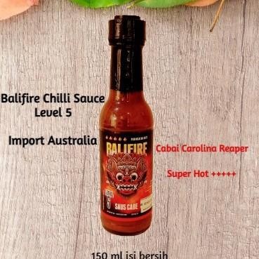 

Carolina Reaper Level 5 Saus Sambal Terpedas Balifire Saus Cabe -150ml