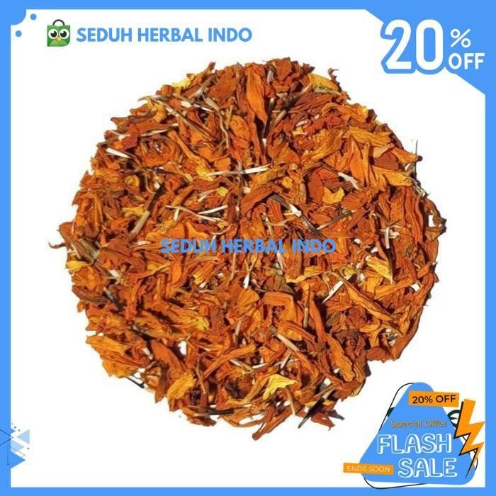 

(GRADE B) MARIGOLD FLOWER TEA FLAKES / TEH BUNGA MARIGOLD SERPIH 8