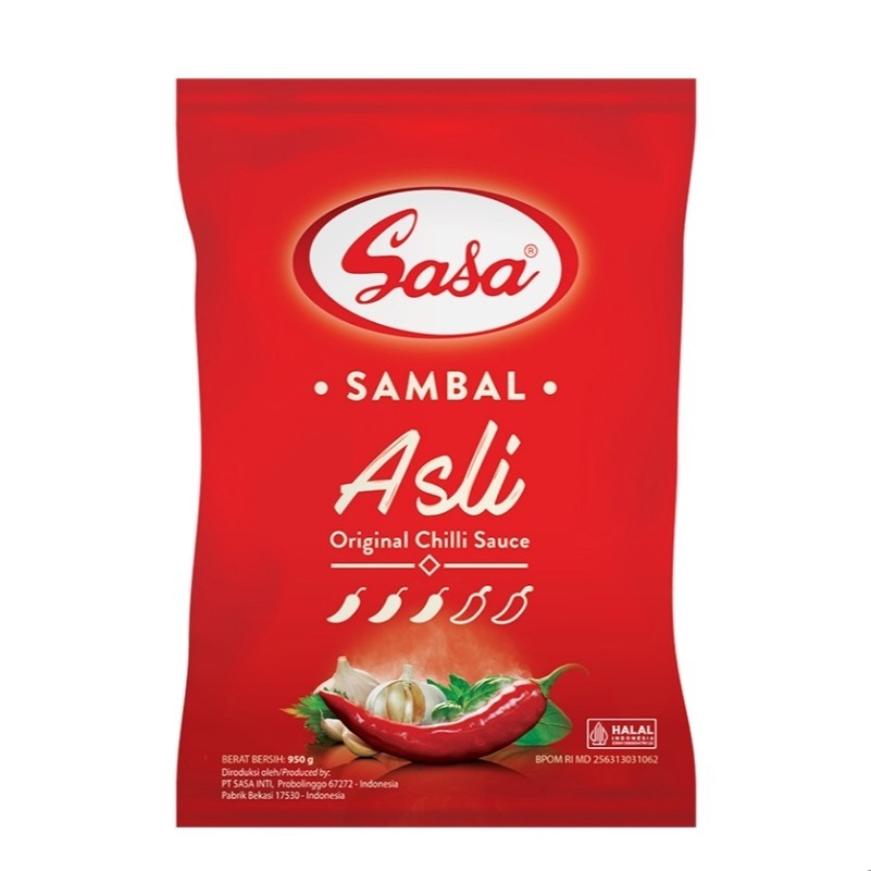 

SASA Saus Sambal Asli Refill 950 g