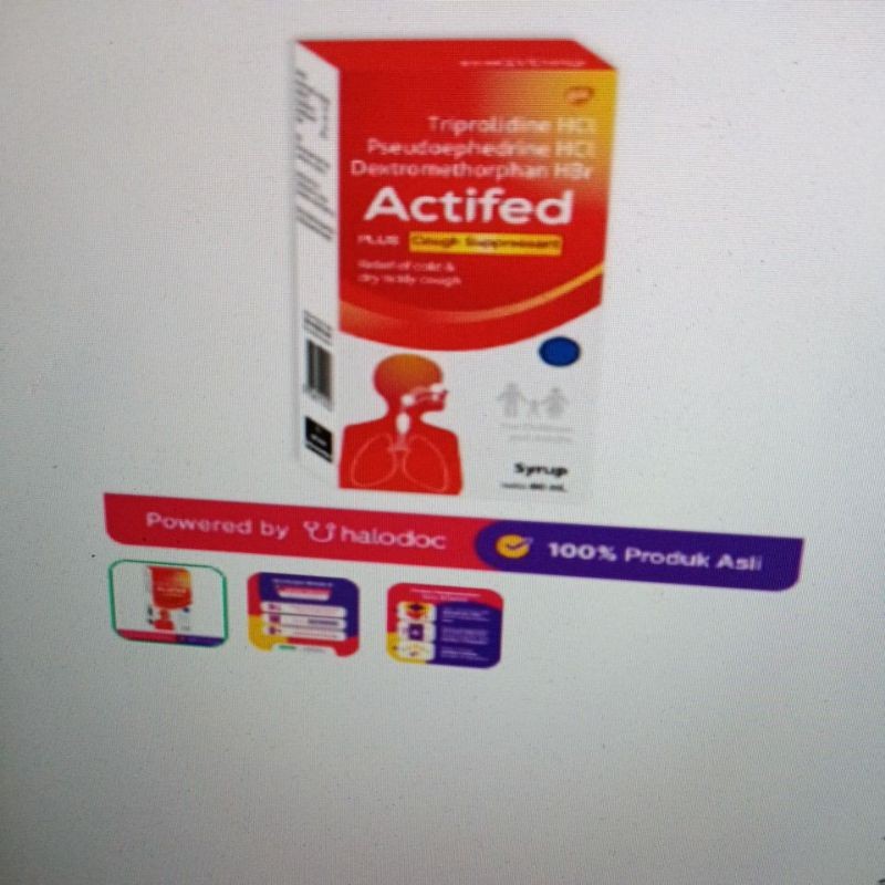 Actifed Plus Cough supressant sirup 60 mL