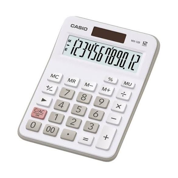 

TERMURAH CALCULATOR CASIO MX12 B KALKULATOR DESKTOP MEJA / KANTOR MX12B gd-324