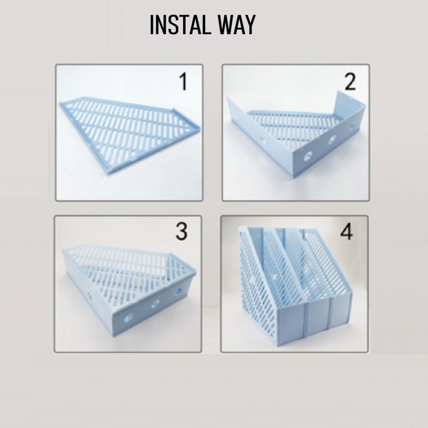 

PROMO Plastic Box Filling 4 Tier / Box File Plastik / Dokumen Box Rakit 3004 VE29