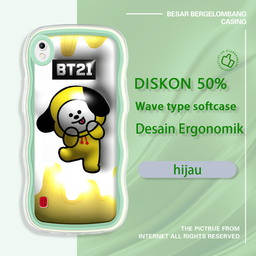 jinsouwe Samsung A10 A30 A30s A31 A32 A20 A20S A21S A22 A23 5G A50 A50S  Casing Ponsel  BT21 Baby CH
