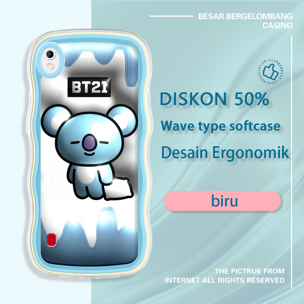 jinsouwe Samsung A10 A30 A30s A31 A32 A20 A20S A21S A22 A23 5G A50 A50S  Casing Ponsel  BT21 Baby KO