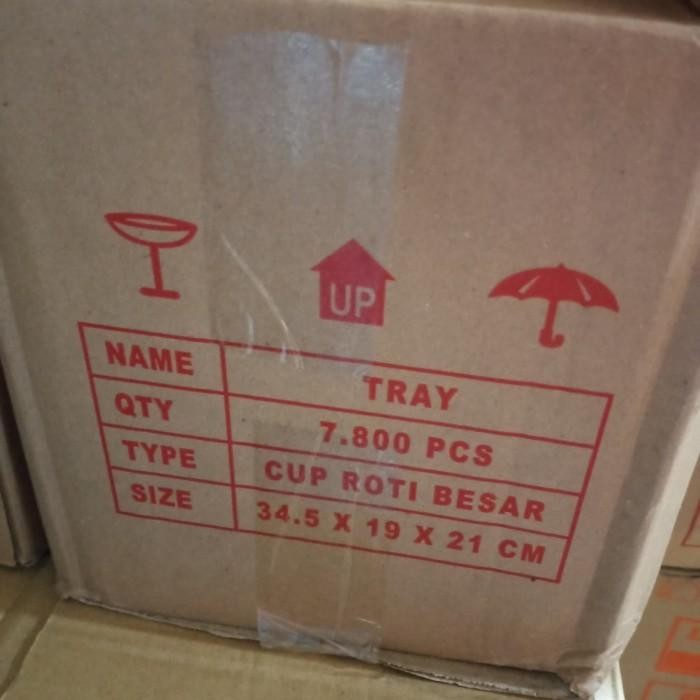 Mika Cup Roti Besar Bening / Mika Pudding / Sambel Saus Kue / Snack