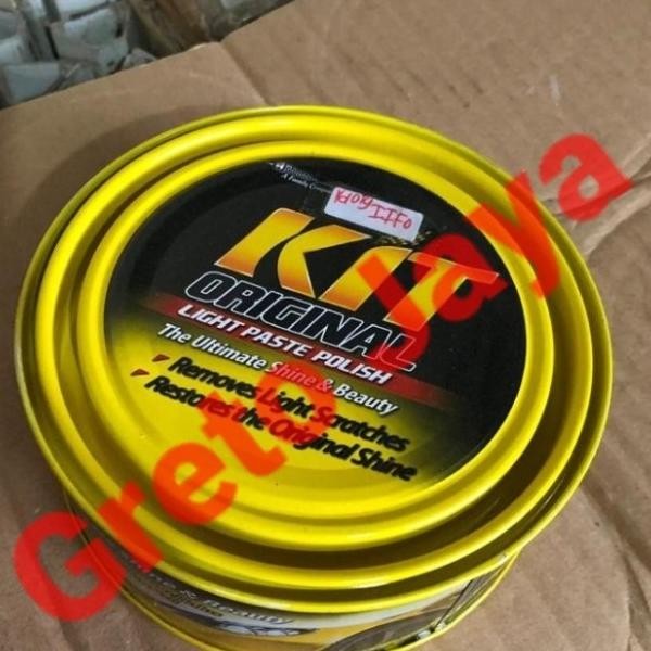 Kit Kaleng Kuning Paste Wax Poles Kompon Compound Mobil