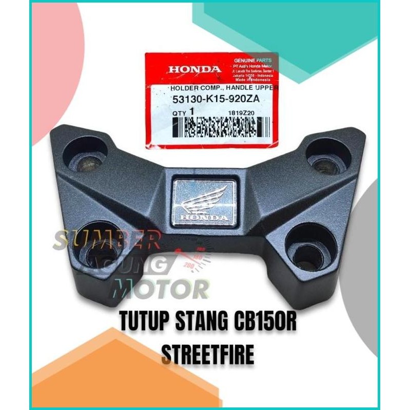 HOLDER COMP TUTUP STANG STIR ATAS NEW CB150R STREETFIRE 2015-2021 AHM