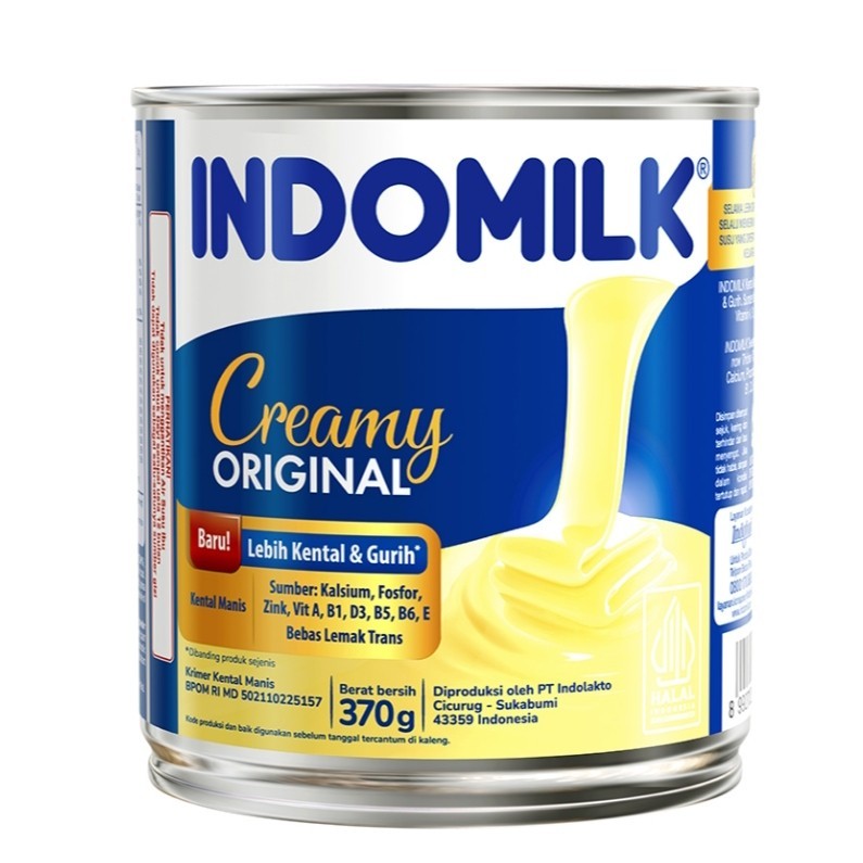 

INDOMILK Krimer Kental Manis Putih 370 g