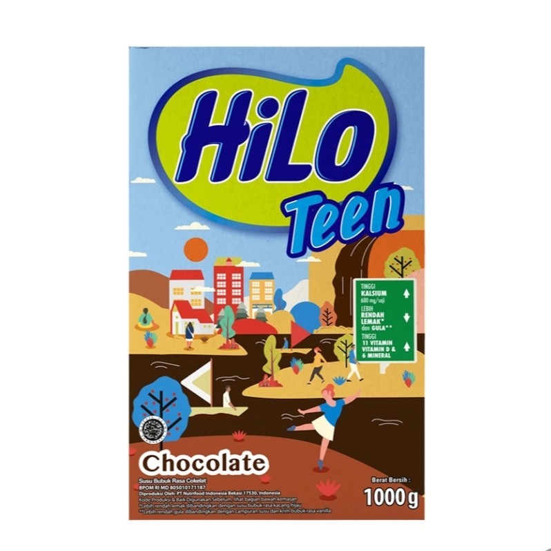 

HiLo Teen Susu Bubuk Coklat 1 kg