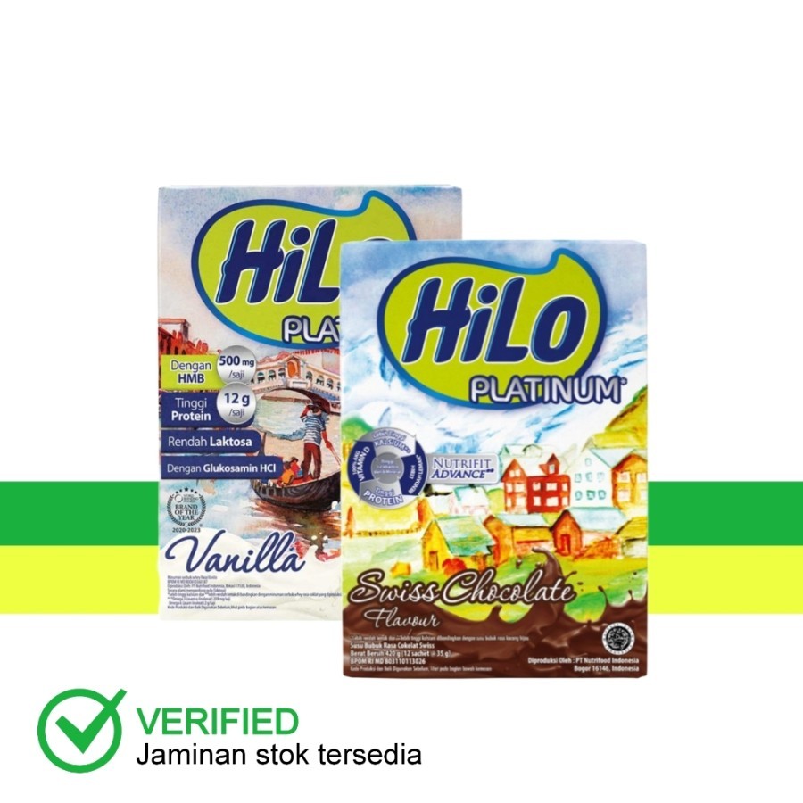 

HiLo Platinum Vanilla & HiLo Platinum Swiss Chocolate