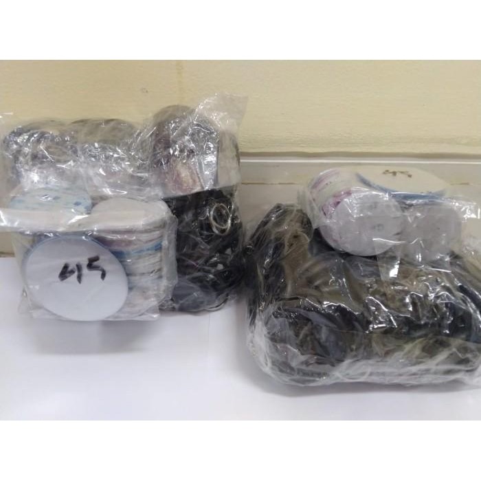 Bahan Baku Pin Gantungan Kunci 2 Sisi/Bolak Balik 45 Mm