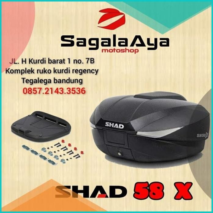 Promo top box motor shad 58 SH58x 58X original shad murah xmax versys