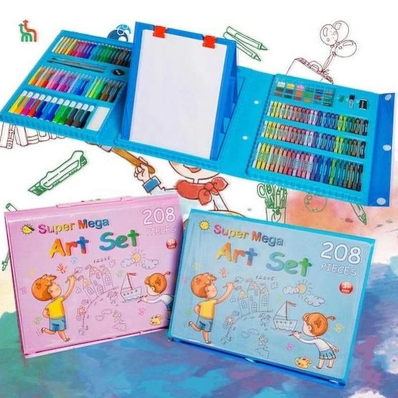 

Hot Sale CRAYON SET ANAK 208 - Alat Tulis Mewarnai atau menggambar anak lengkap Berkualitas