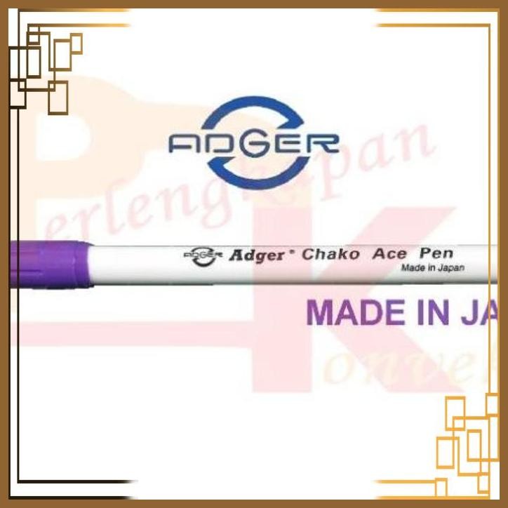 

[PGK] A90-V SPIDOL PENANDA KAIN ERASABLE FABRIC MARKER ADGER CHAKO ACE PEN