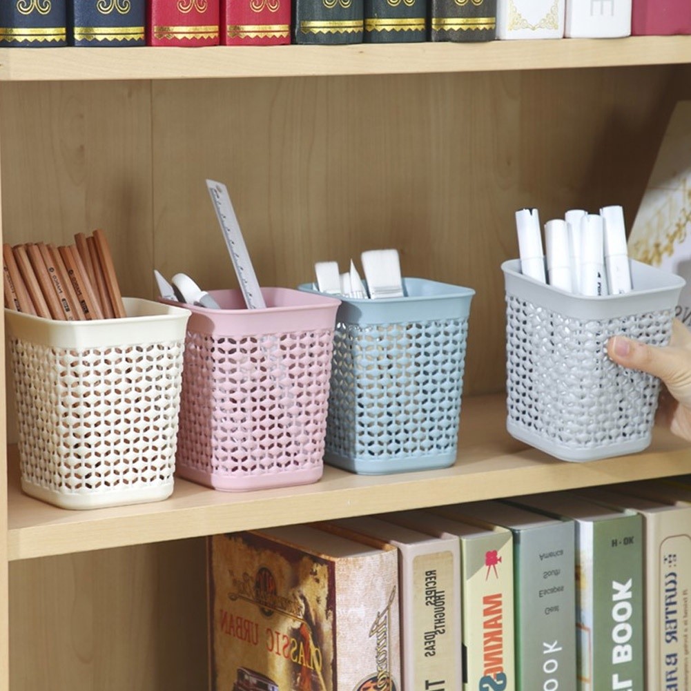 

PELANGI Kotak Pensil / Pulpen / Alat Tulis / Kosmetik / Makeup Desain Hollow Gaya Elegan / Pelajar