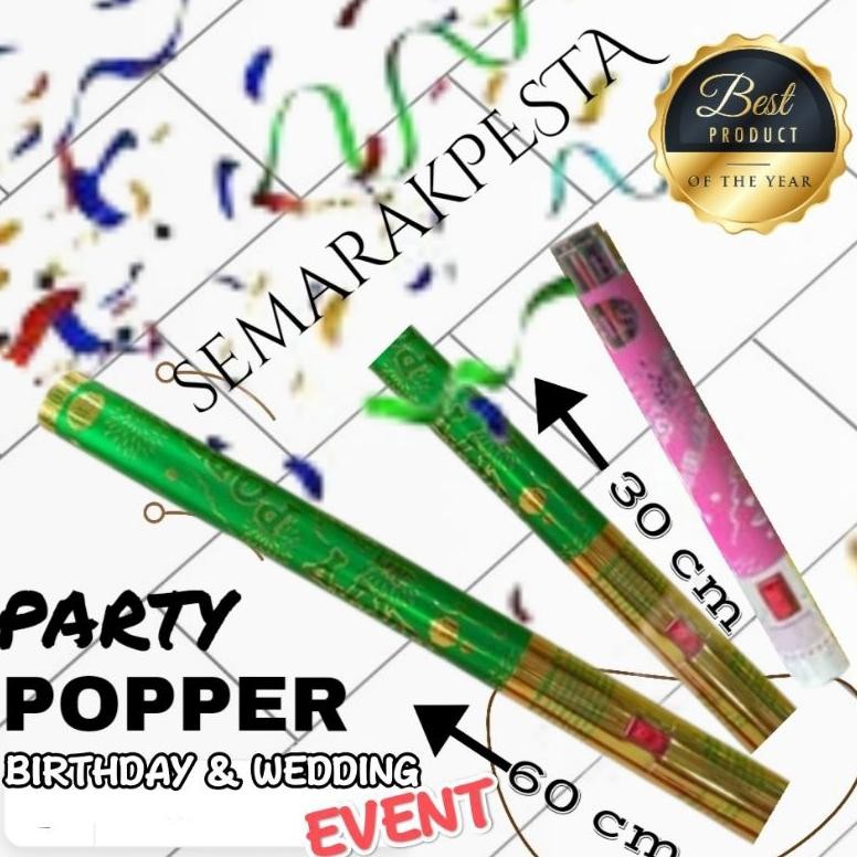 Promo Gila (Best Quality) Party Popper Pencet,Confetty Tombol,Surprise Popper Ty-65