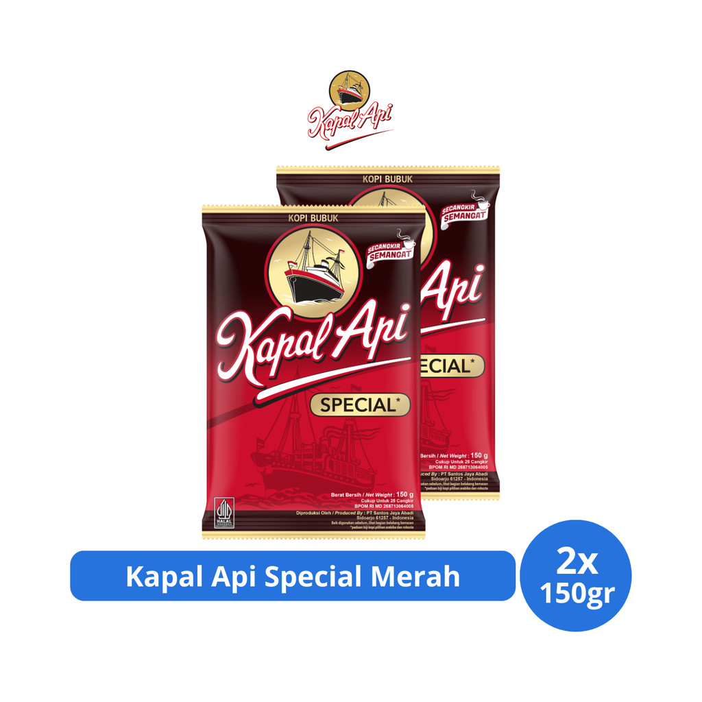 

Kapal Api Special Merah 150gr x 2 pcs