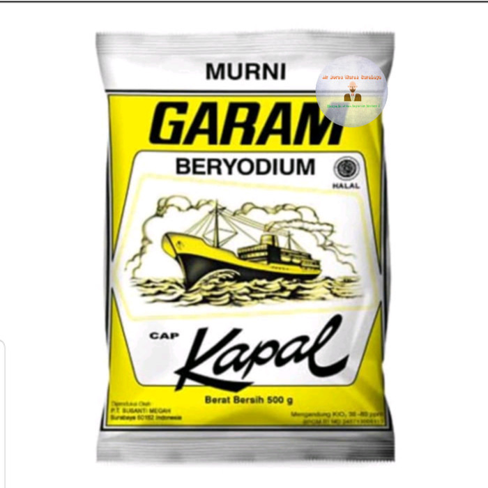 

Garam Cap Kapal 500 Gram ( Isi 20Pcs /Ball) - Adelineez