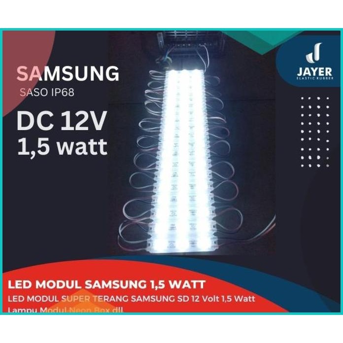 LED modul samsung 3 mata DC 12v 1,5 watt Cool White 140BZ4 tools
