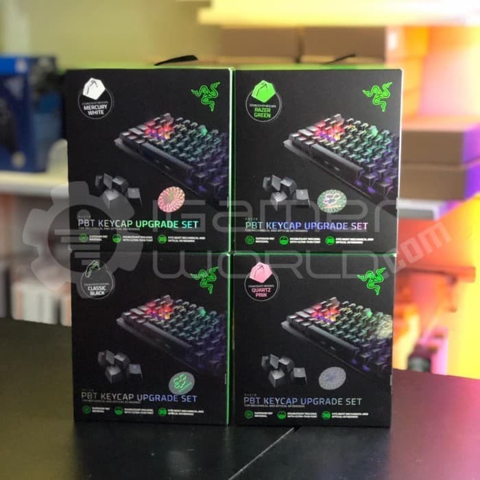 PROMO Razer PBT Keycaps for Mechanical Gaming Keyboard