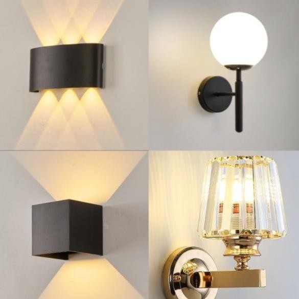 Furnibest Lampu Dinding Minimalis Lampu Dinding Taman