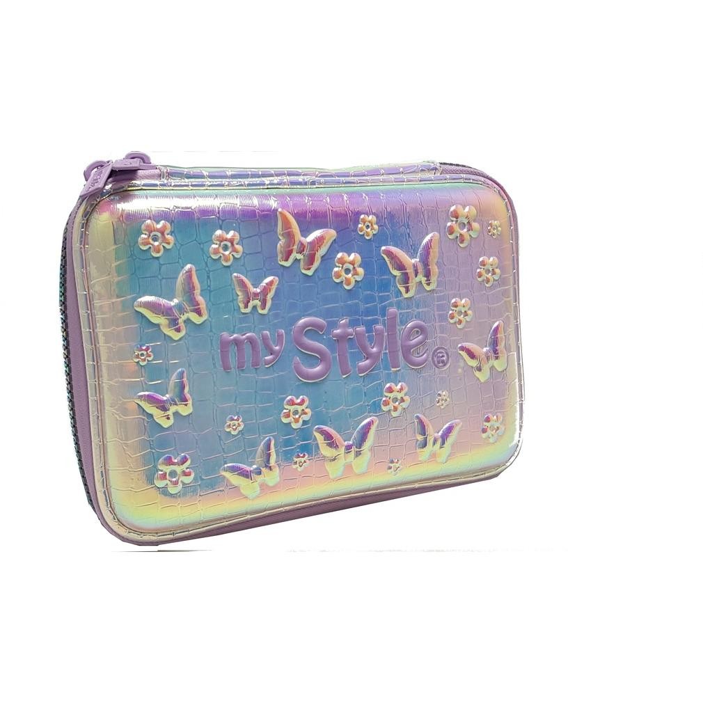 

WDM-2227 My Style Hologram Hardtop Pencil Case Viral