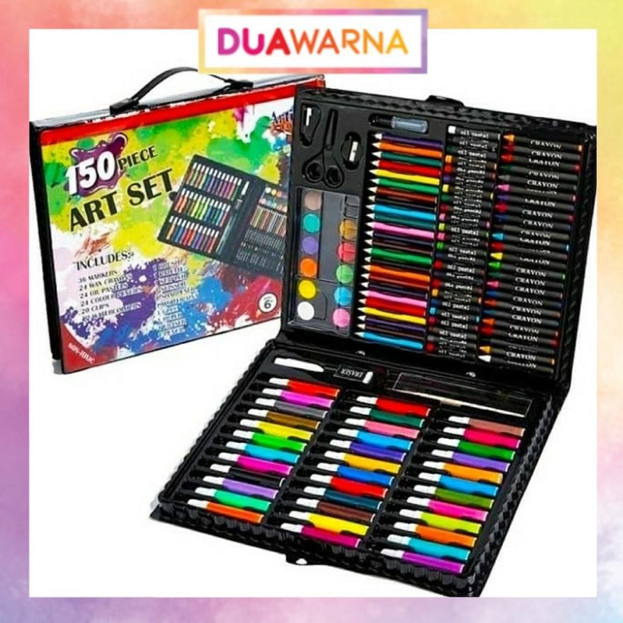 

VEX-2126 DuaWarna Crayon Pensil Warna Art Set Pensil Warna Crayon ( 150 ) Termurah