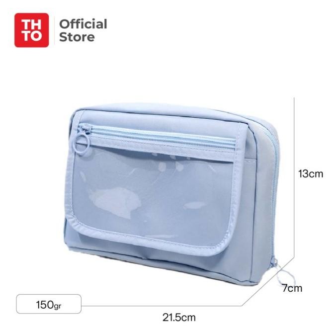 

THTO 14 Layer NEW Tas Tempat Pensil Case Pouch Anak Sekolah Transparan Kapasitas Besar Stationery Kantor A111 KGS