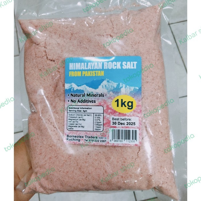 

(1Kg) Himalayan Rock Salt From Pakistan / Garam Himalaya Original