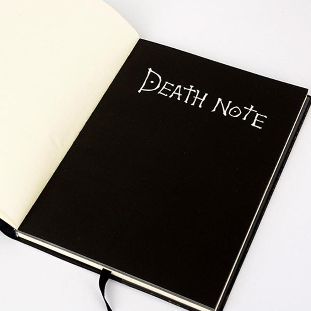 

Premium Buku Tulis Death Note Bergaris / Death Notebook / Buku Deathnote / Notebook Anime Dengan Pen High Quality