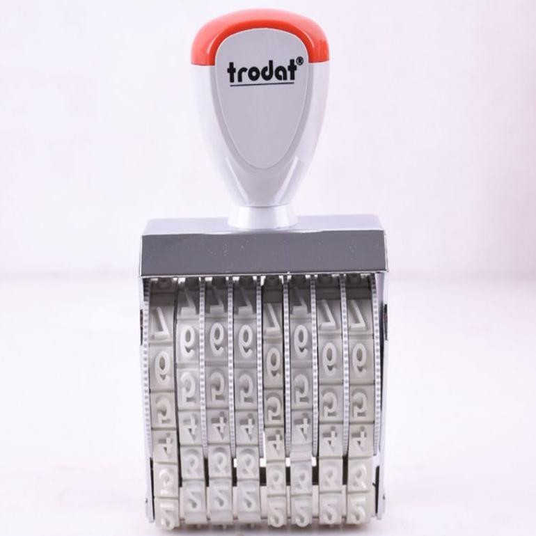 

Premium Stempel Manual Angka 8 Digit 9mm Date Stamp Seal Batch Number Stamp Seal Kombinasi Huruf Angka High Quality